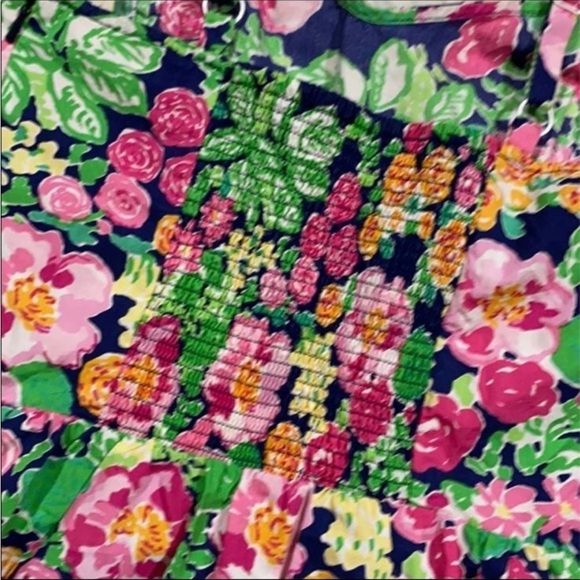 Lilly Pulitzer Gardenia Peplum top sz.4 - Picture 6 of 8